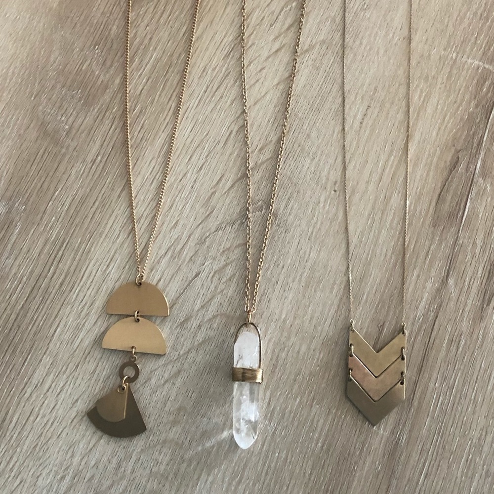 Gold Necklace Bundle! From Altar’d State